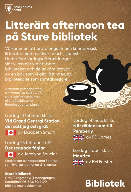 Sture Litterärt afternoon tea vår 2015 NY